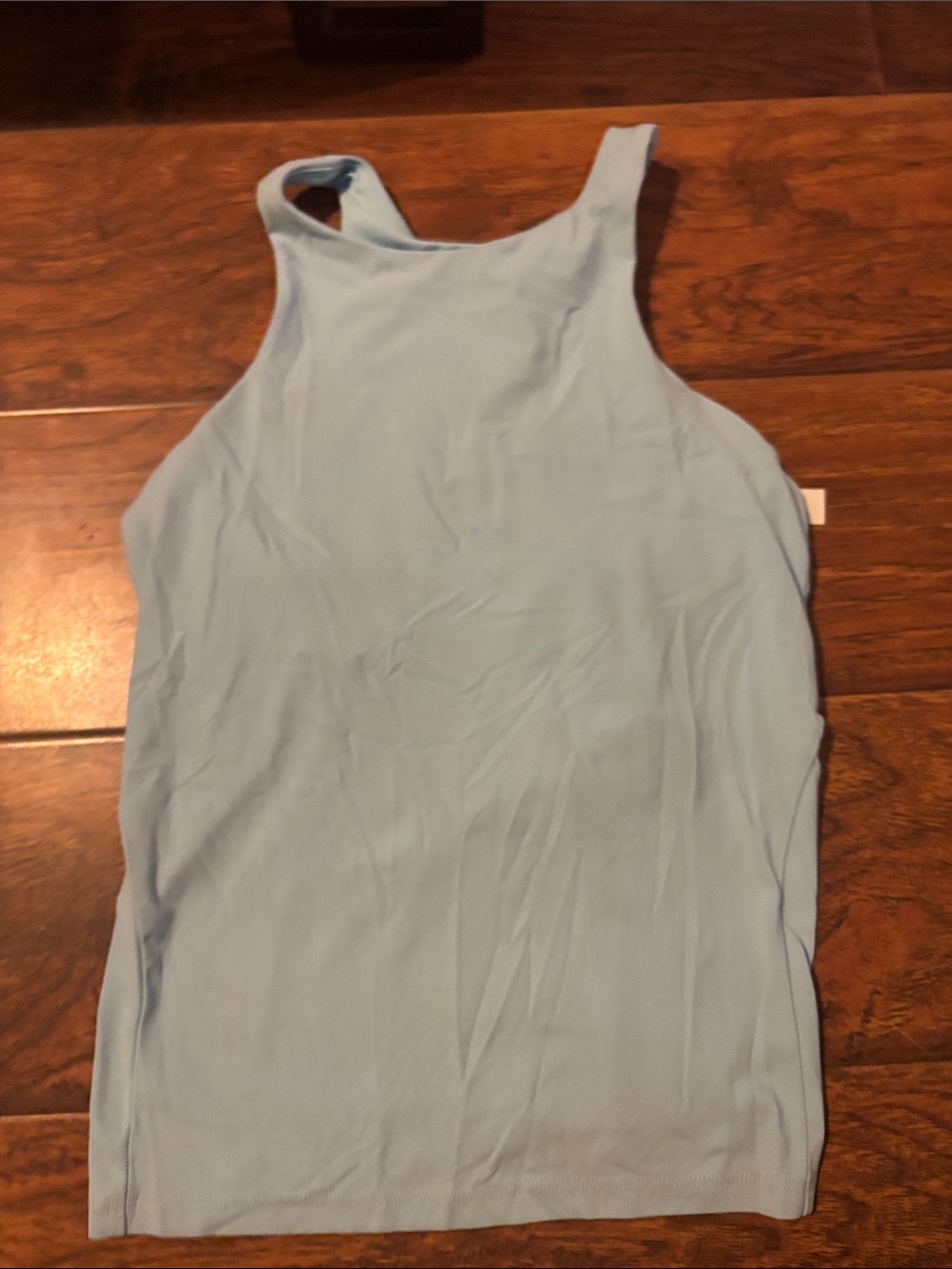 all in motion Pale Blue Racerback Tank